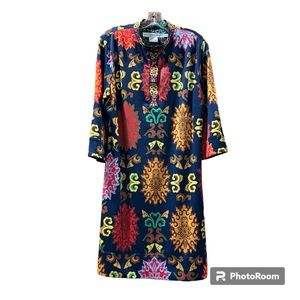 Final Sale! Gretchen Scott Everywhere Dress in
Mandarin Turkish Delight